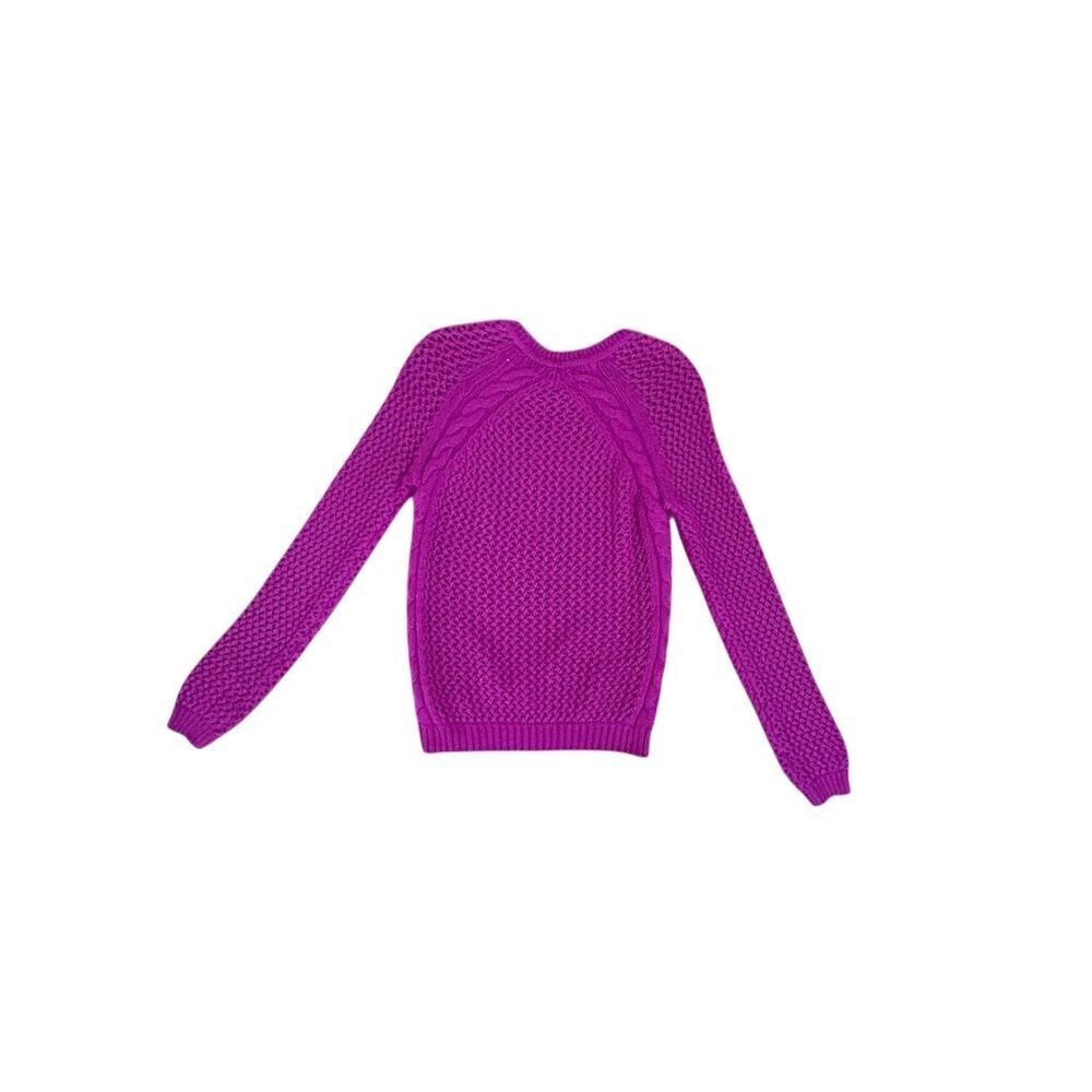 Fenn Wright Manson Women's Pink Open Knit Pullover Sweater Size M - Picture 4 of 6